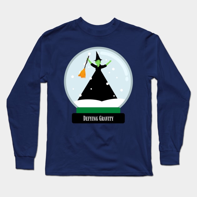 Wicked Musical Snow Globe Long Sleeve T-Shirt by sammimcsporran